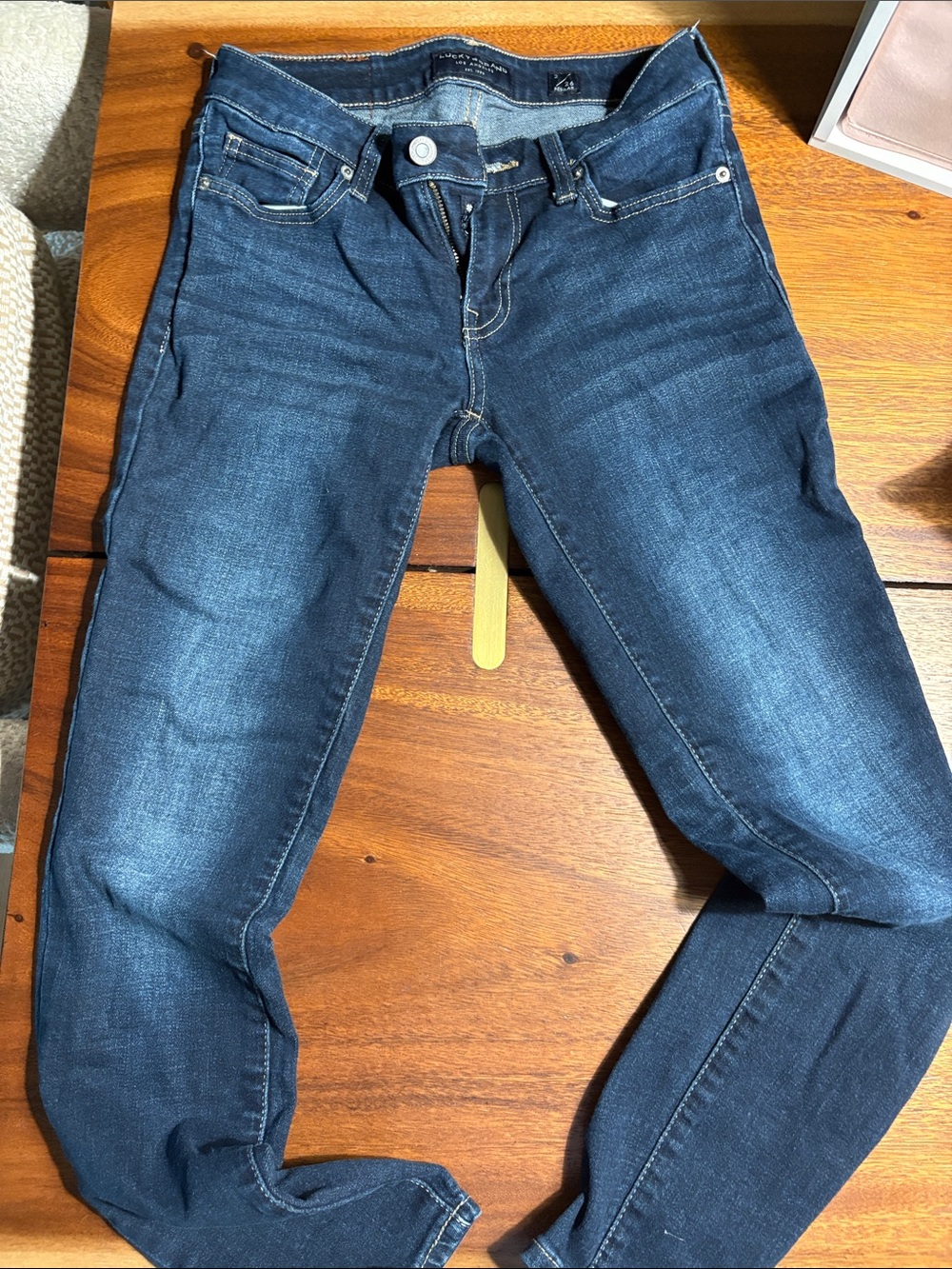 Lucky Brand Dark Indigo Skinny Jeans